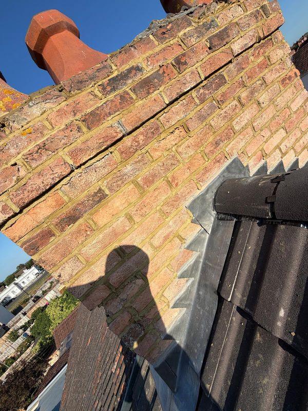 Chimney stack and lead work